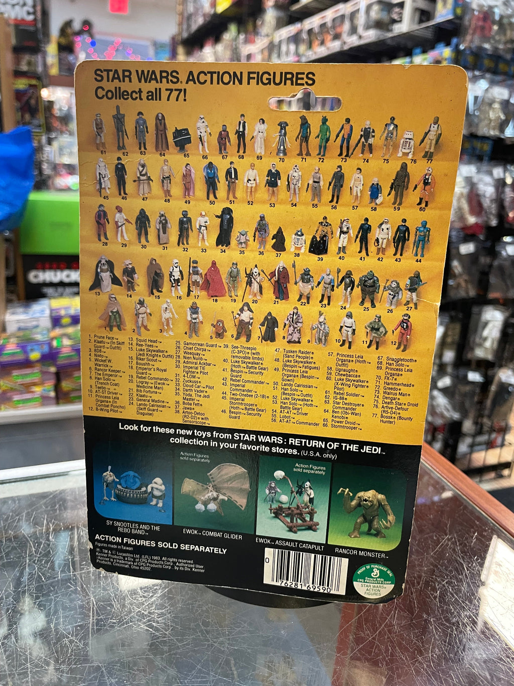 Teebo ROTJ 77 Back 0473 (Vintage Star Wars, Kenner) **SEALED** product image 4, provided for visual reference and product