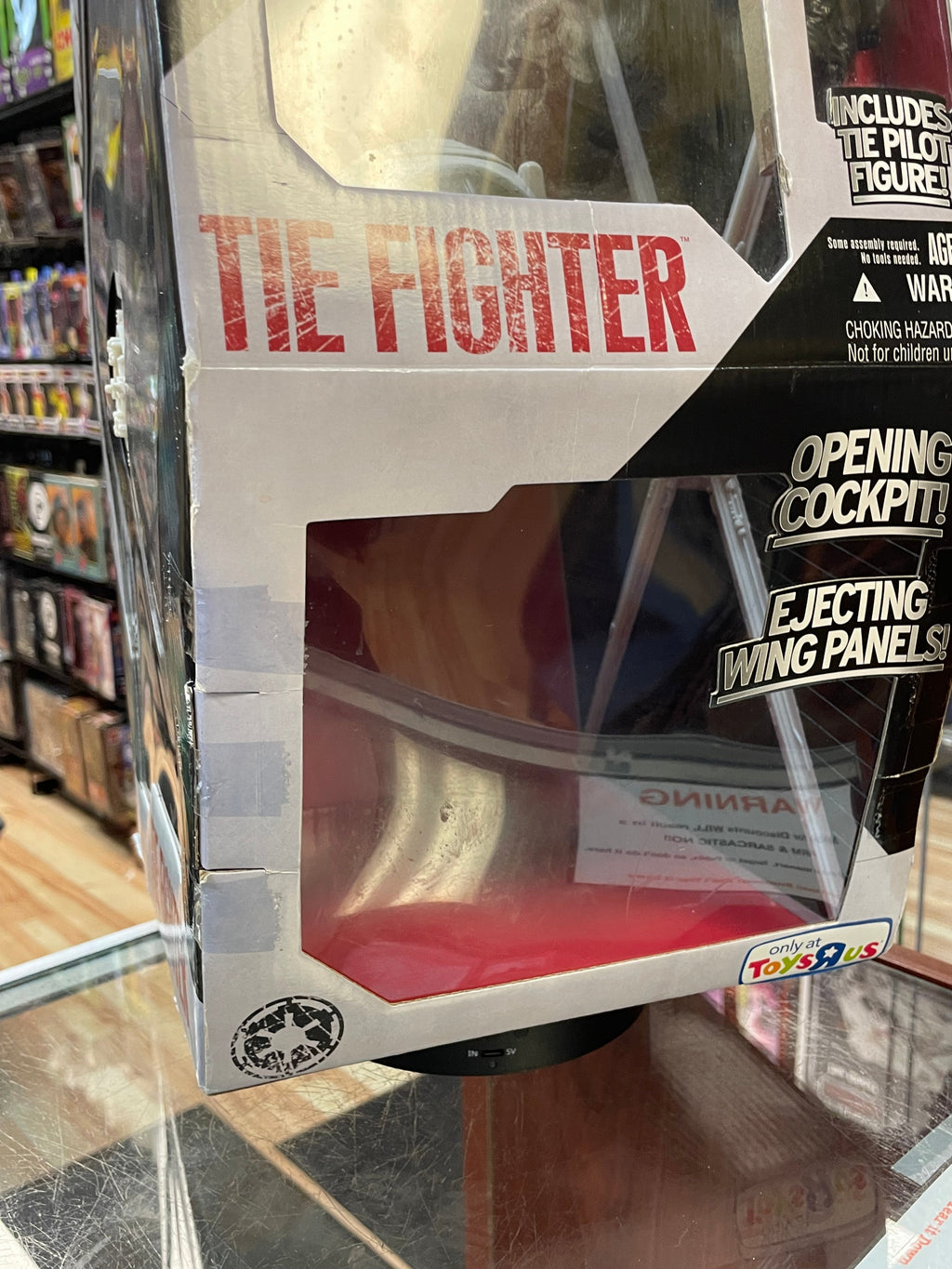 White Tie Fighter with Tie Pilot TRU Exclusive (Star Wars, Hasbro) **SEALED** product image 4, provided for visual reference