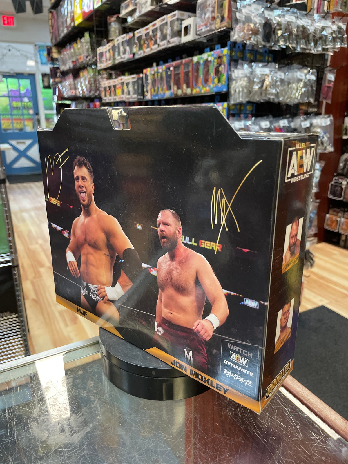 Full Gear: Jon Moxley & MJF (AEW Unmatched Collection, Jazwares) SEALED product image 5, provided for visual reference and
