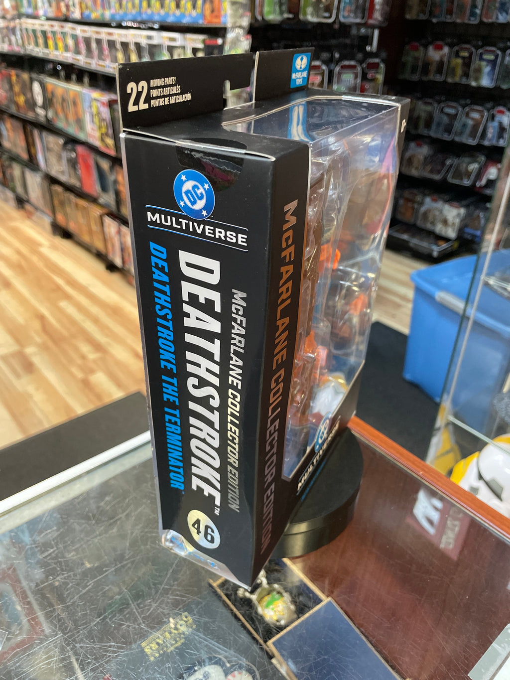 Deathstroke Collector Edition (DC Multiverse, McFarlane) SEALED product image 3, provided for visual reference and product