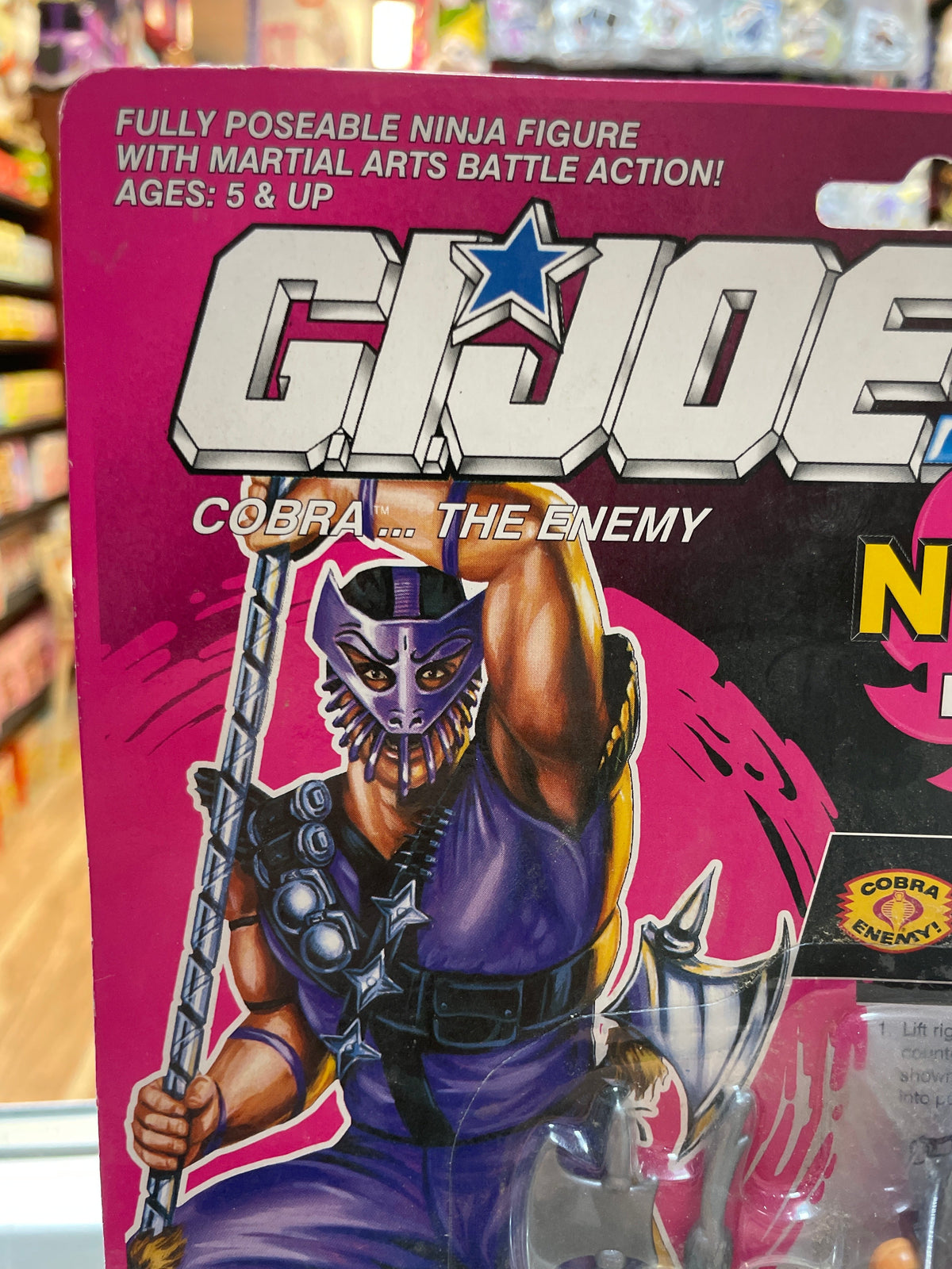 Dice Ninja Force (Vintage GI Joe, Hasbro) **SEALED** product image 4, provided for visual reference and product detail review