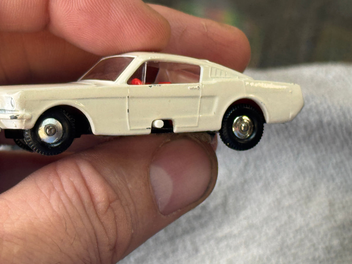 White Ford Mustang 8 Diecast (Vintage Matchbox, Lesney) product image 13, provided for visual reference and product detail