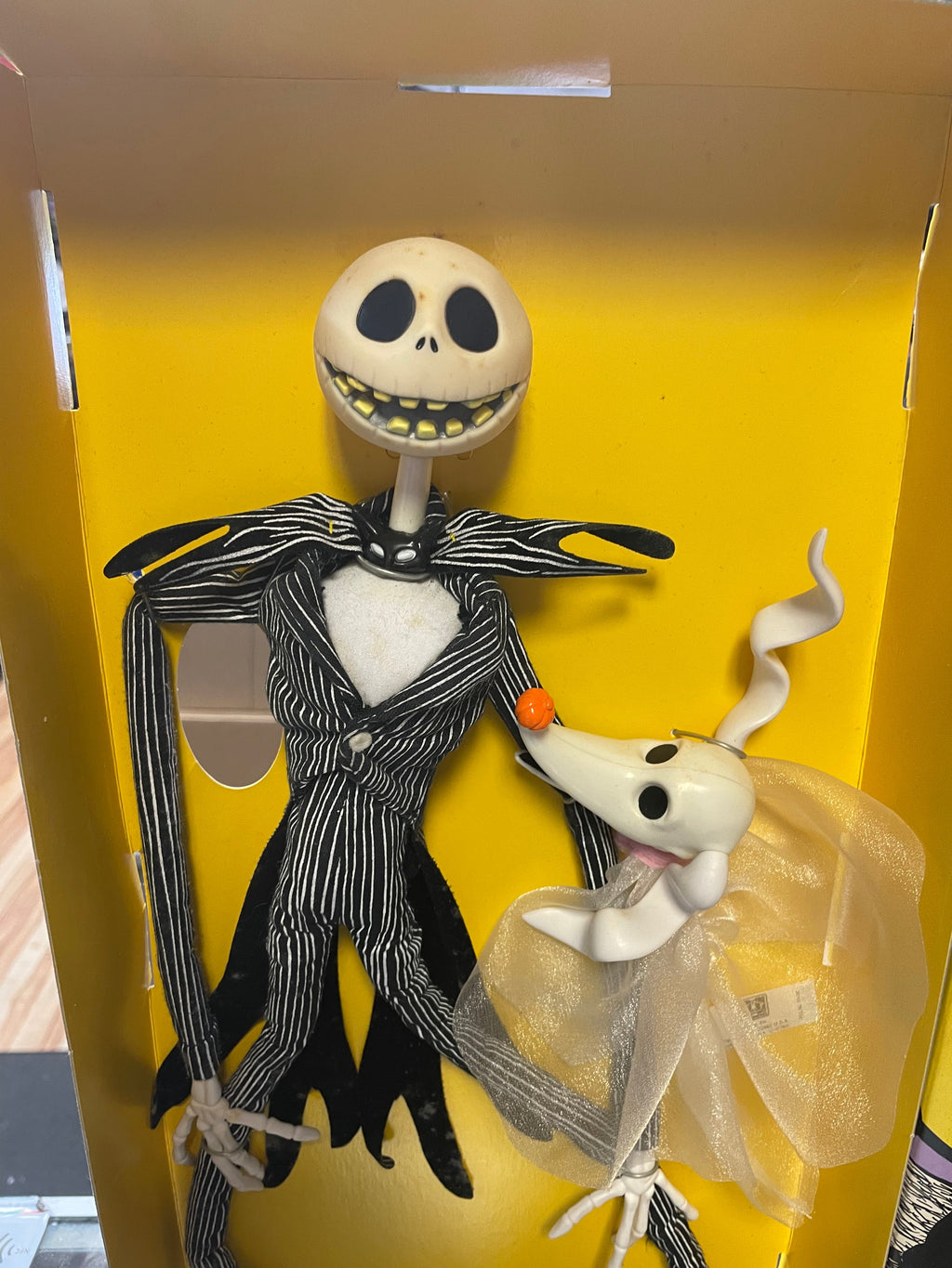 Talking Jack Skellington with Zero (Vintage Nightmare Before Christmas, Hasbro) **SEALED** (Copy) product image 3, provided