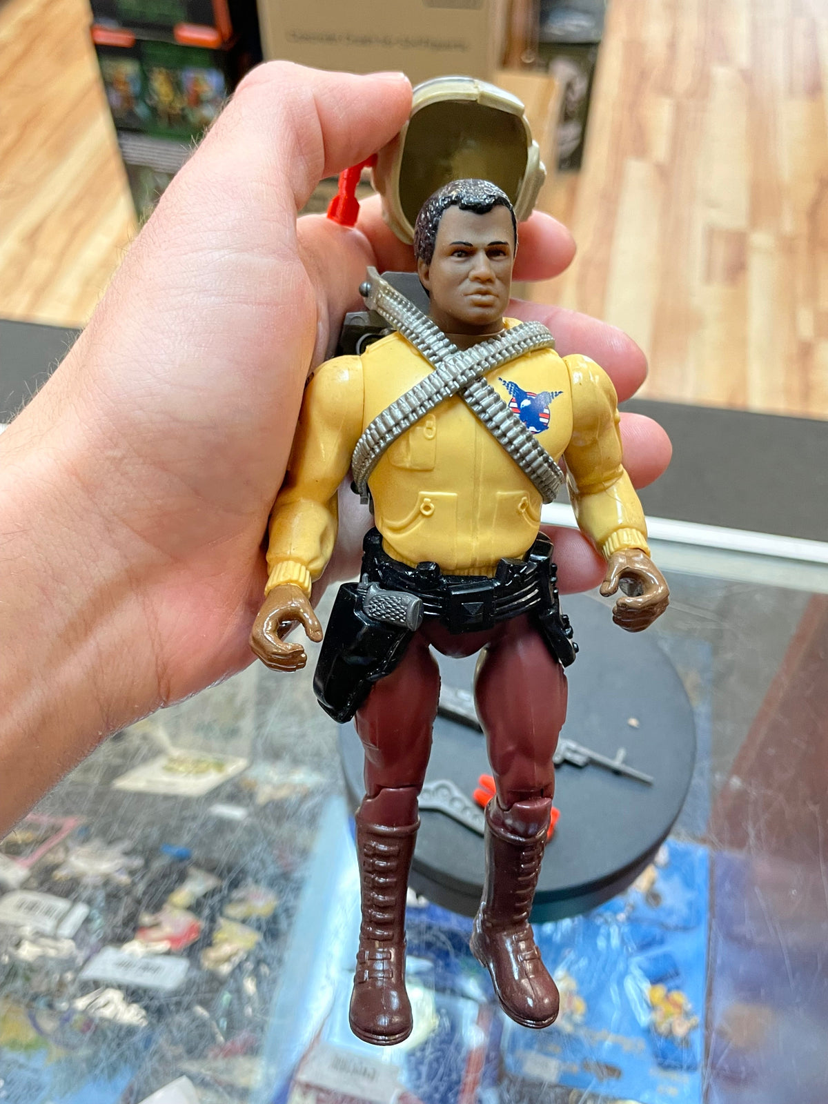 Turbo Eddie Hayes (Vintage Rambo, Coleco) **COMPLETE** product image 9, provided for visual reference and product detail