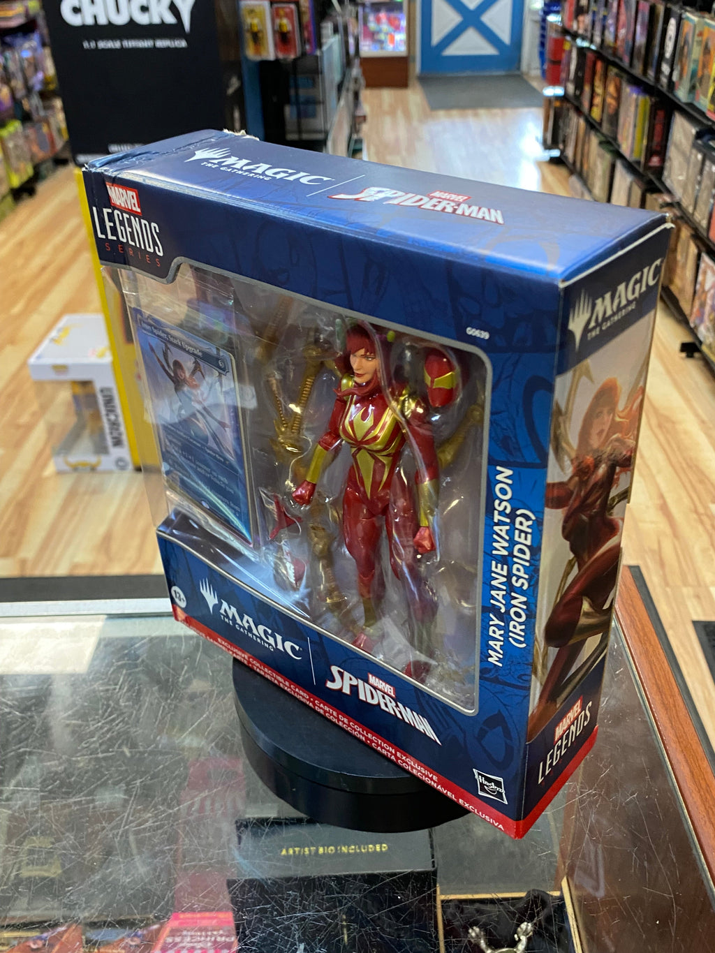 Mary Jane Watson Iron Spider (Marvel Legends, Magic The Gathering, Hasbro) SEALED product image 2, provided for visual