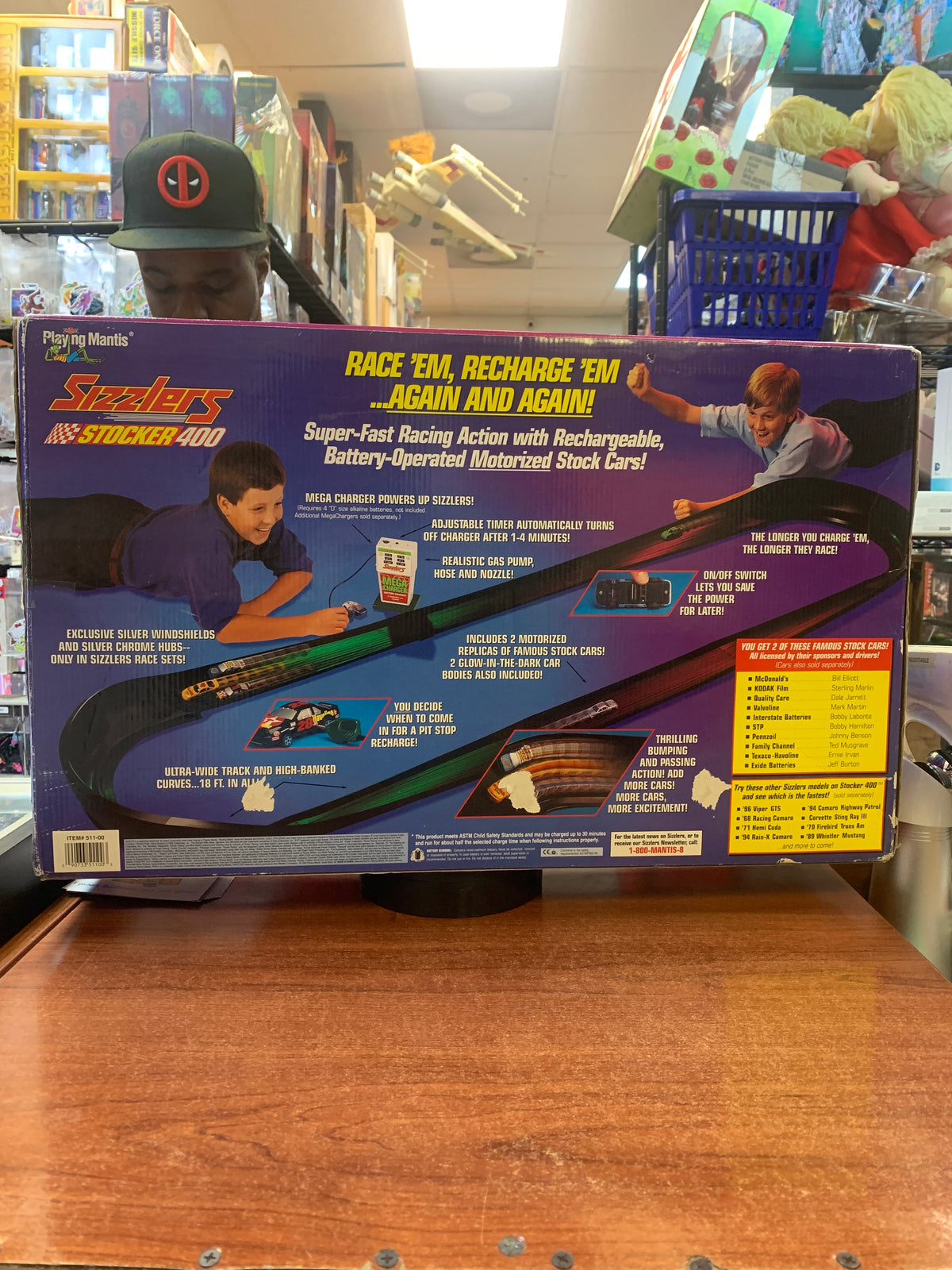 Sizzlers Stocker 400 (Playing Mantis, Slot Cars) **SEALED** product image 1, provided for visual reference and product