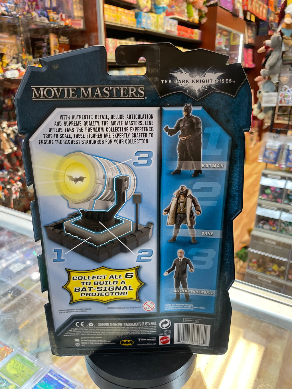 Bane -Movie Masters- (DC The Dark Knight Trilogy, Mattel) SEALED product image 3, provided for visual reference and product