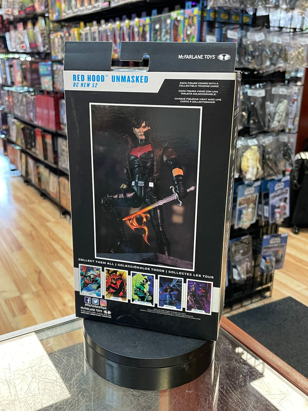 Red Hood Unmasked (DC Multiverse McFarlane Toys, DC New 52) SEALED product image 2, provided for visual reference and