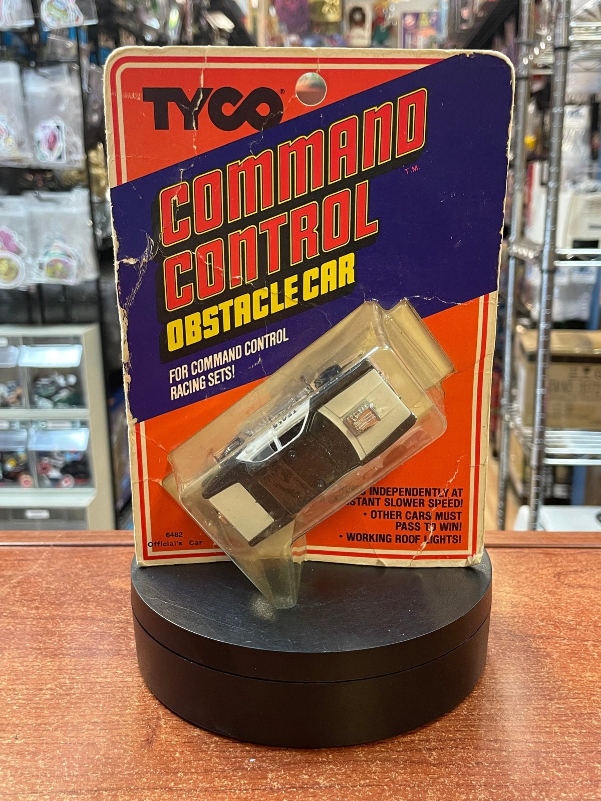 Officials Car 6482 Command Control (Vintage Slot Car, TYCO) SEALED product image 1, provided for visual reference and