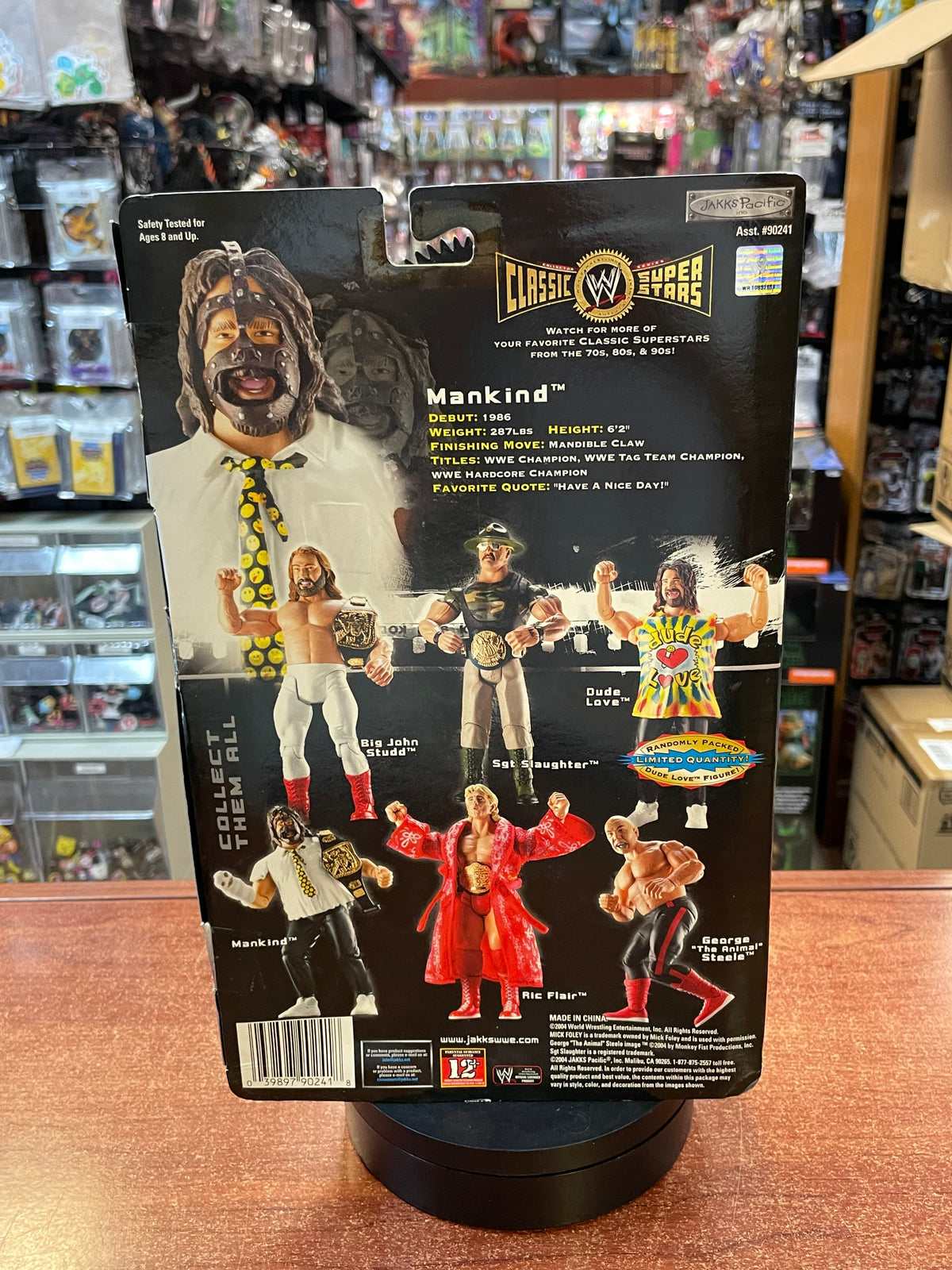 Mankind (WWF Classic Superstars, Jakks) **SEALED** product image 2, provided for visual reference and product detail review