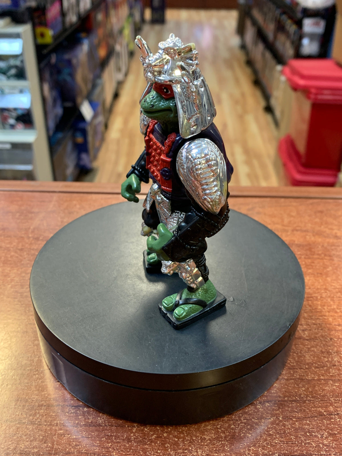 Silver Shogun Raphael (Vintage TMNT Ninja Turtles, Playmates) **LOOSE** product image 2, provided for visual reference and