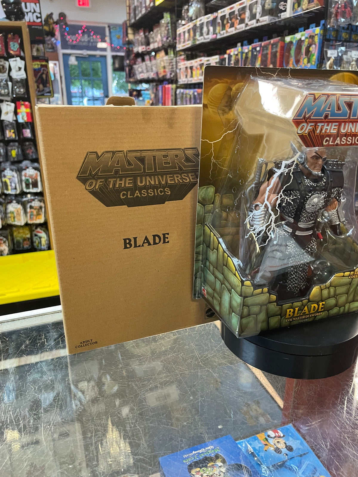 Blade (MOTU Classics, Masters Of The Universe, Mattel) SEALED product image 3, provided for visual reference and product