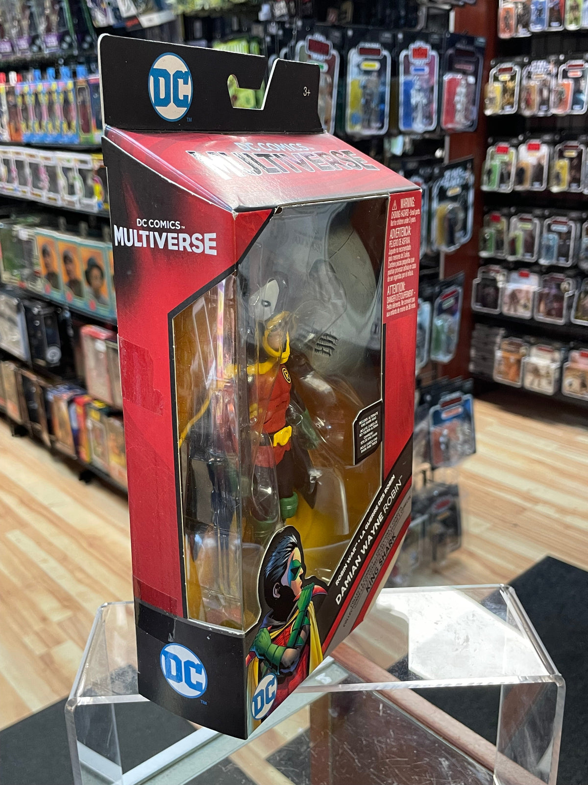 Damian Wayne Robin BAF King Shark (DC Damian Wayne Robin, Mattel) **SEALED** product image 5, provided for visual reference