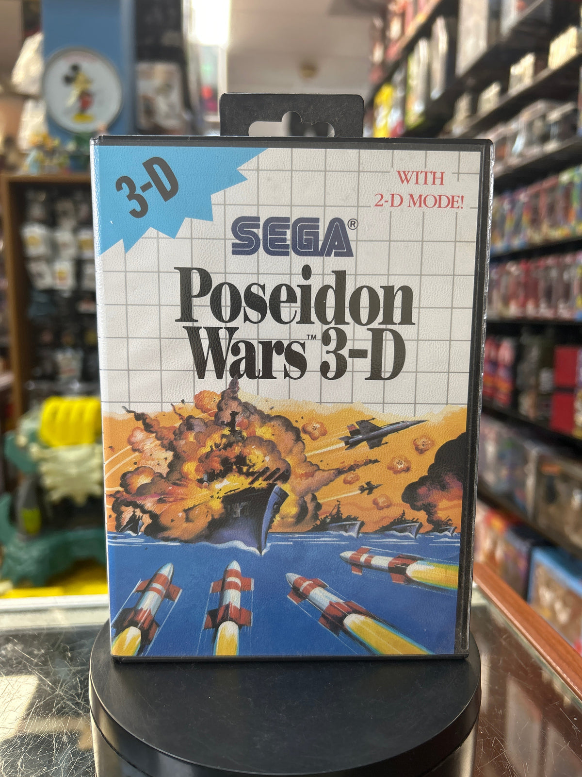 Poseidon Wars 3D 0825 (SEGA Master System SMS, Video Games) **COMPLETE** product image 5, provided for visual reference and