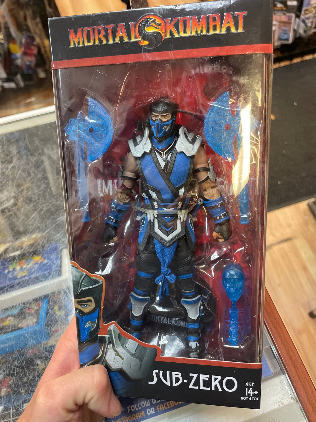 Sub-Zero (Mortal Kombat, McFarlane Toys) **SEALED** product image 3, provided for visual reference and product detail review