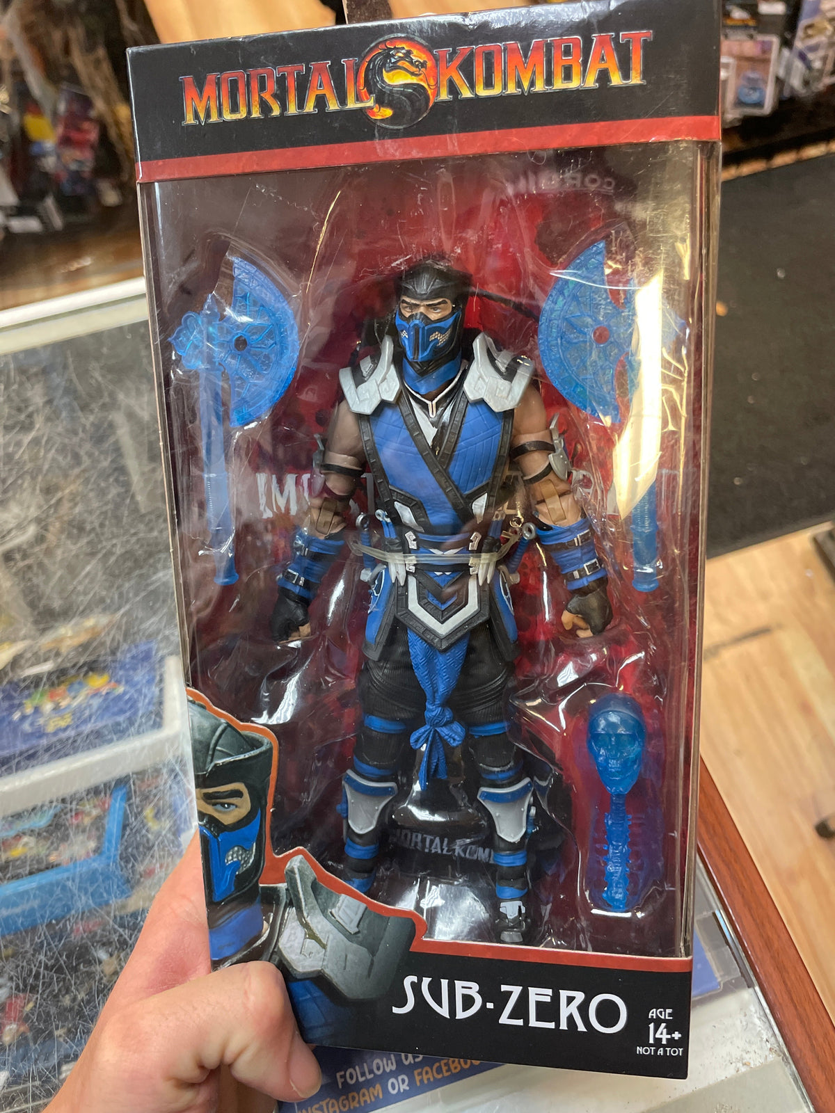 Sub-Zero (Mortal Kombat, McFarlane Toys) **SEALED** product image 3, provided for visual reference and product detail review