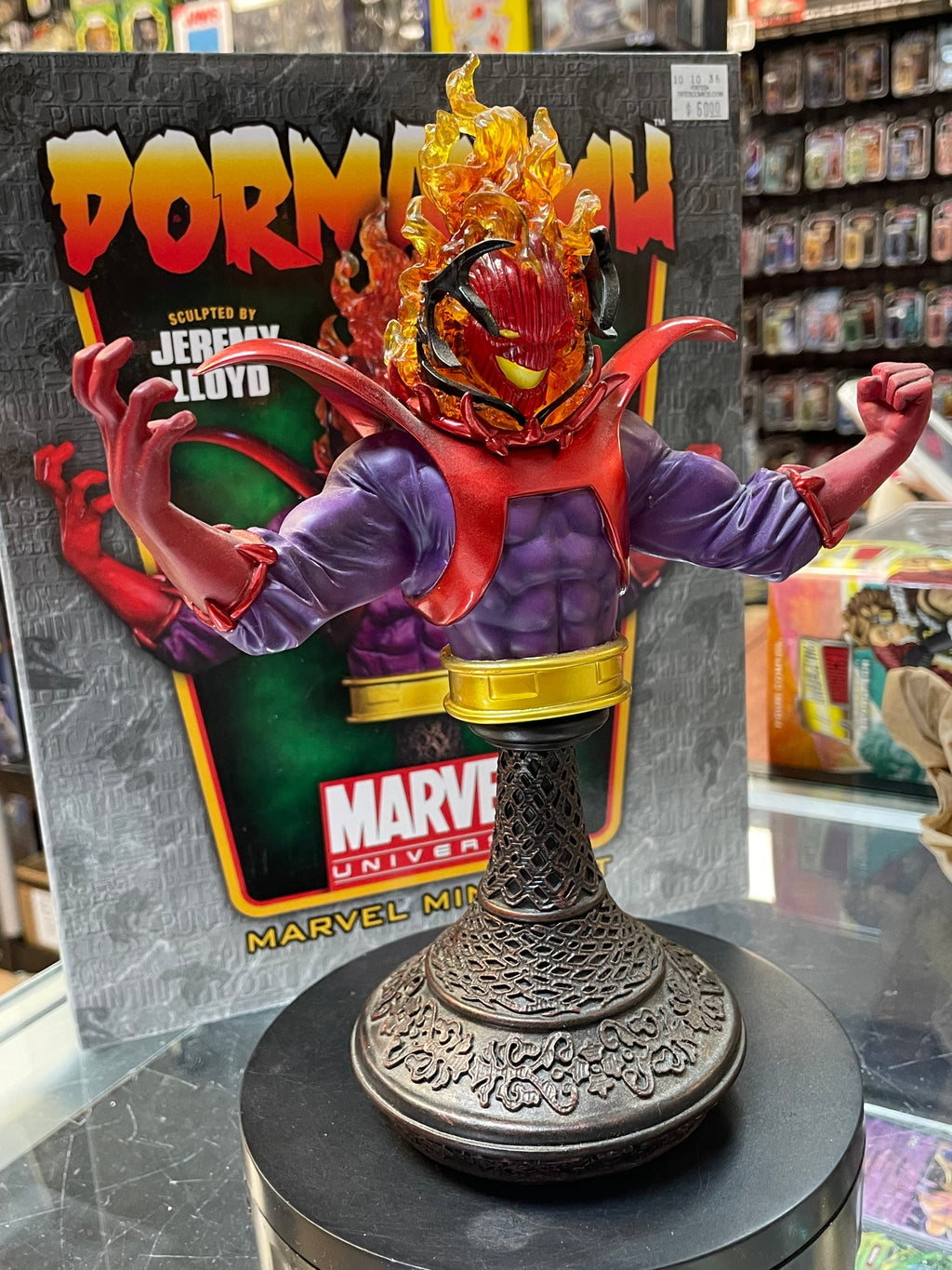 Dormammu Mini Bust (Marvel, Bowen Designs) product image 2, provided for visual reference and product detail review