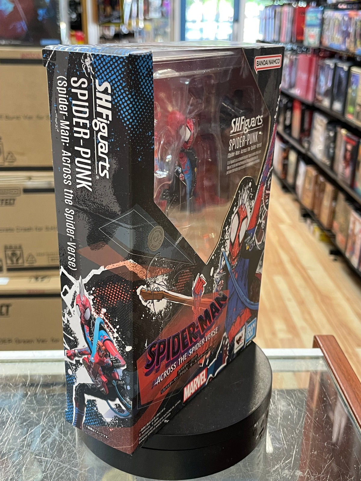 Spider-Punk Across the Spiderverse (Marvel, Bandai SH Figuarts) *SEALED* product image 4, provided for visual reference and