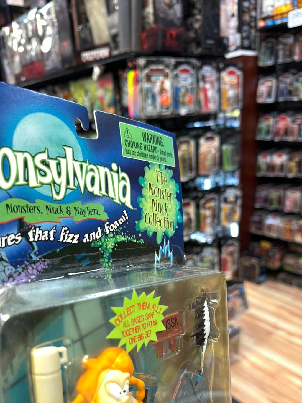 Rabid Ravin Melissa Screetch (Vintage Toonsylvania, Toy Island) SEALED product image 7, provided for visual reference and