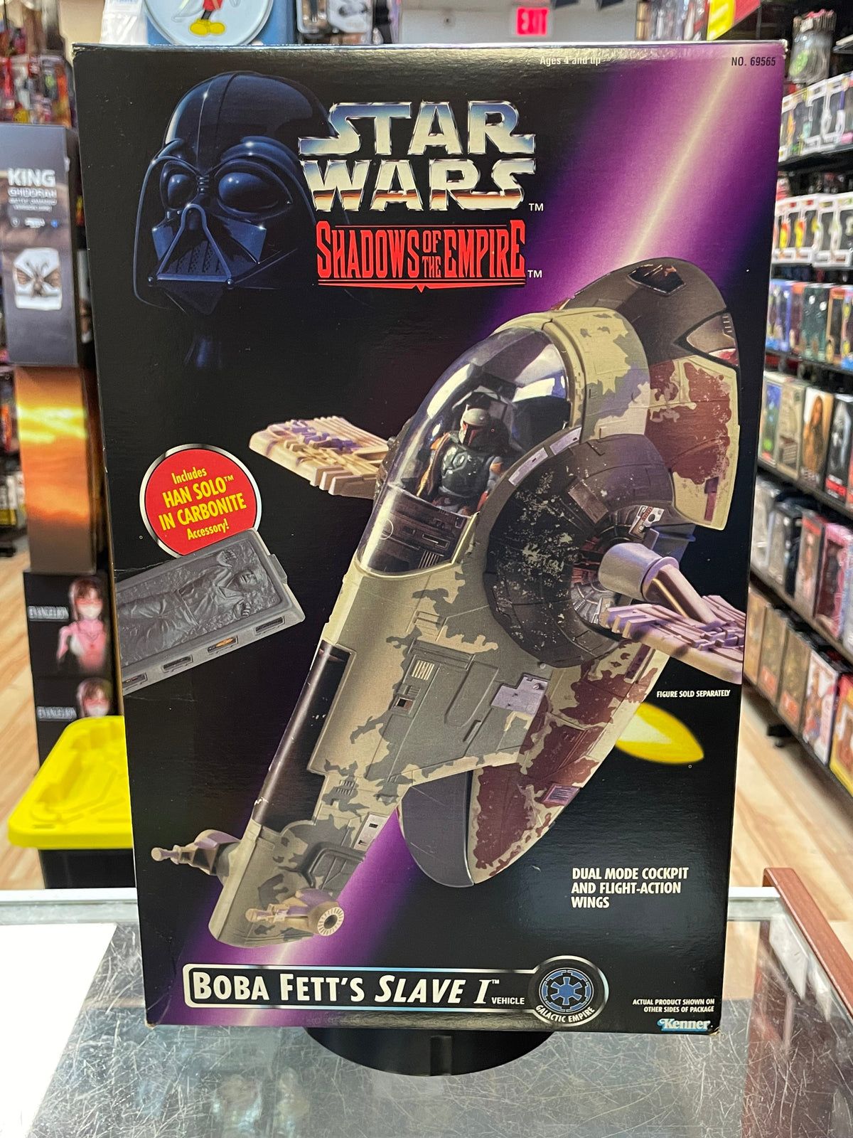 Shadows of the Empire Slave 1(Vintage Star Wars, Hasbro) SEALED product image 1, provided for visual reference and product