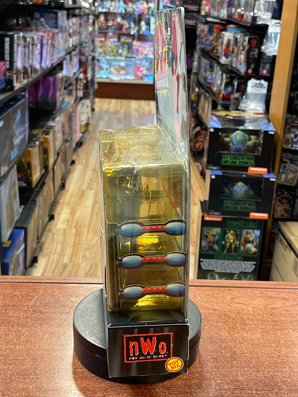 Red NWO Sting (WCW Smash N' Slam, Toybiz) **SEALED** product image 2, provided for visual reference and product detail review