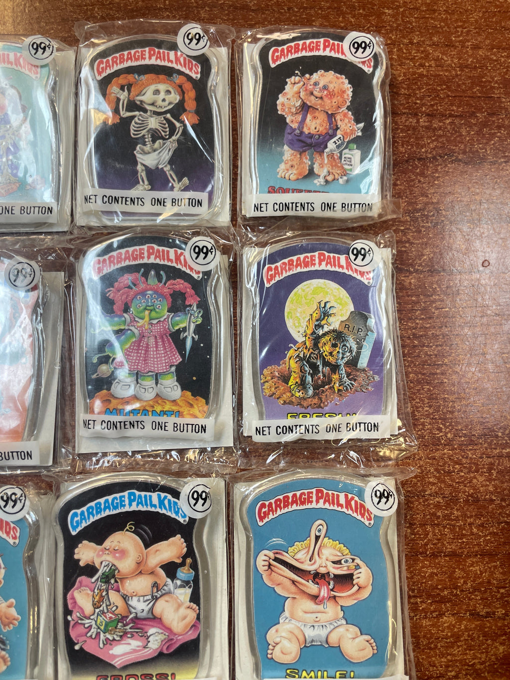 Garbage Pail Kids 12pc Button Set (Topps, Vintage GPK 1986) **NEW** product image 3, provided for visual reference and