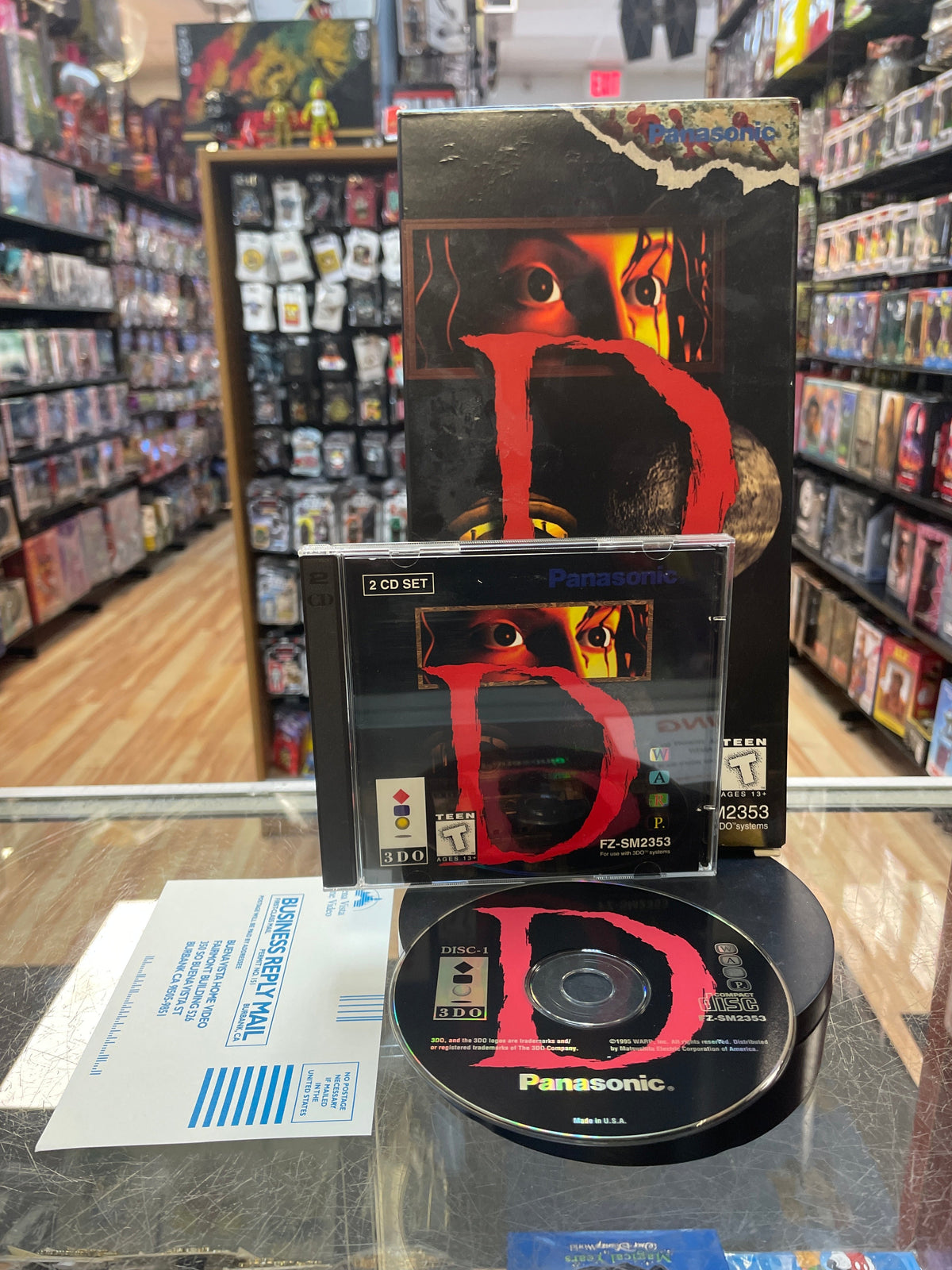 D 2Disc -Long Box- (Panasonic 3DO, Vintage Video Games) **COMPLETE** product image 1, provided for visual reference and