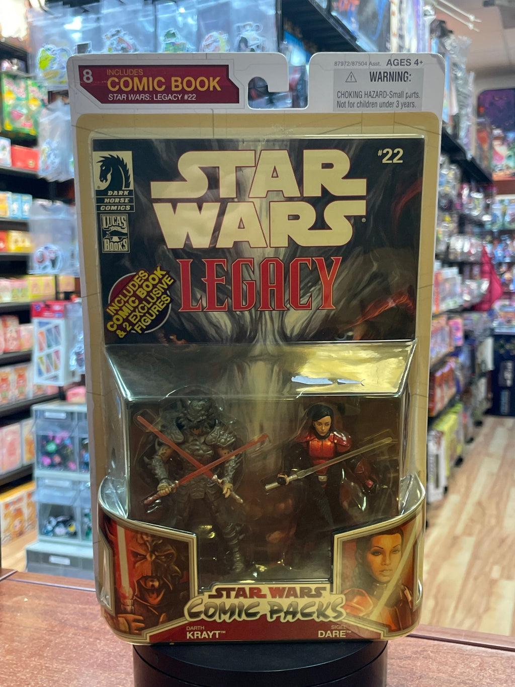 Darth Krayt & Nigel Dare 2 Pack (Star Wars Comic Collection, Hasbro) SEALED product image 1, provided for visual reference