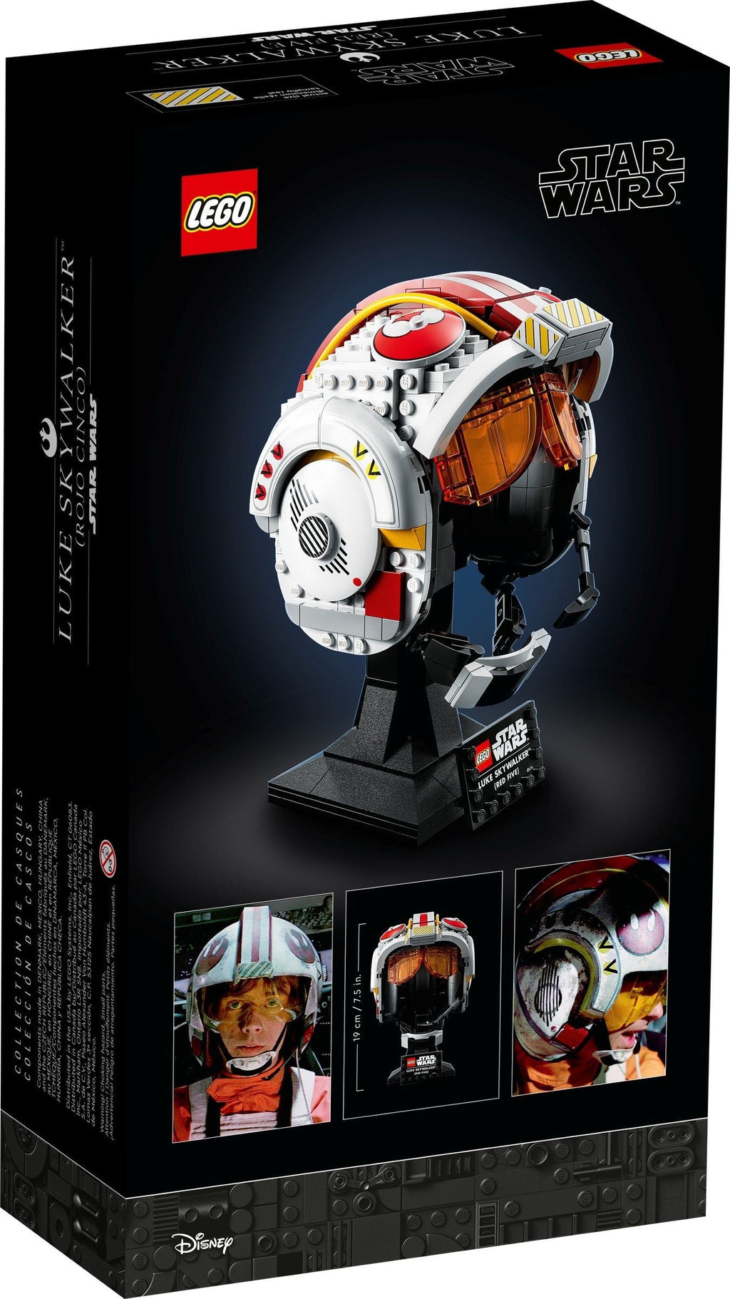 75327 Luke Skywalker (Red Five) Helmet (Retired) (Certified Complete) product image 3, provided for visual reference and