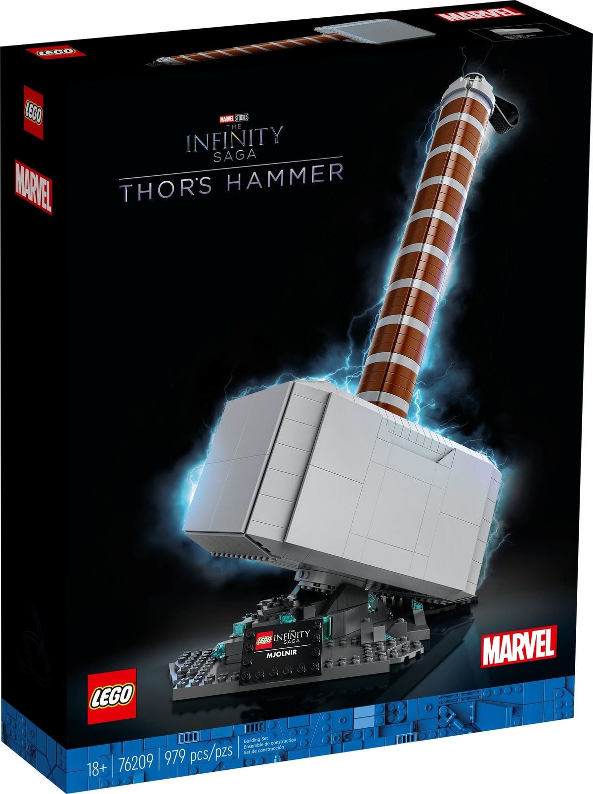 76209 LEGO Marvel: Thor's Hammer (Retired) (Certified Complete) product image 1, provided for visual reference and product