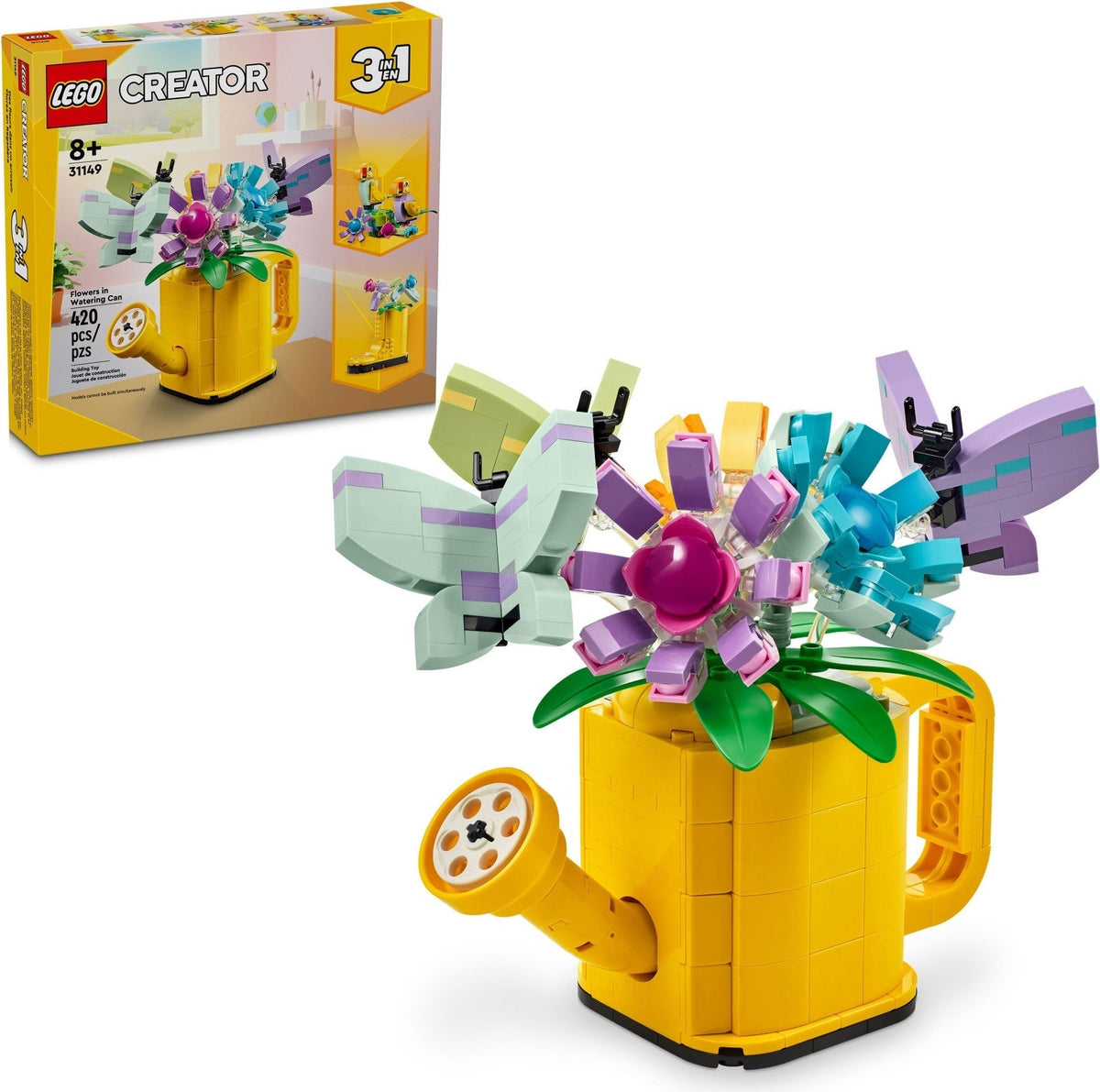 31149 LEGO Creator: Flowers in Watering Can (Certified Complete) product image 1, provided for visual reference and product