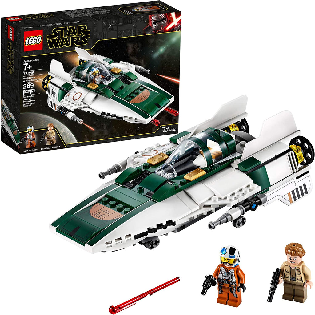 75248 Resistance A-Wing Starfighter (Retired) (Certified Complete) product image 1, provided for visual reference and