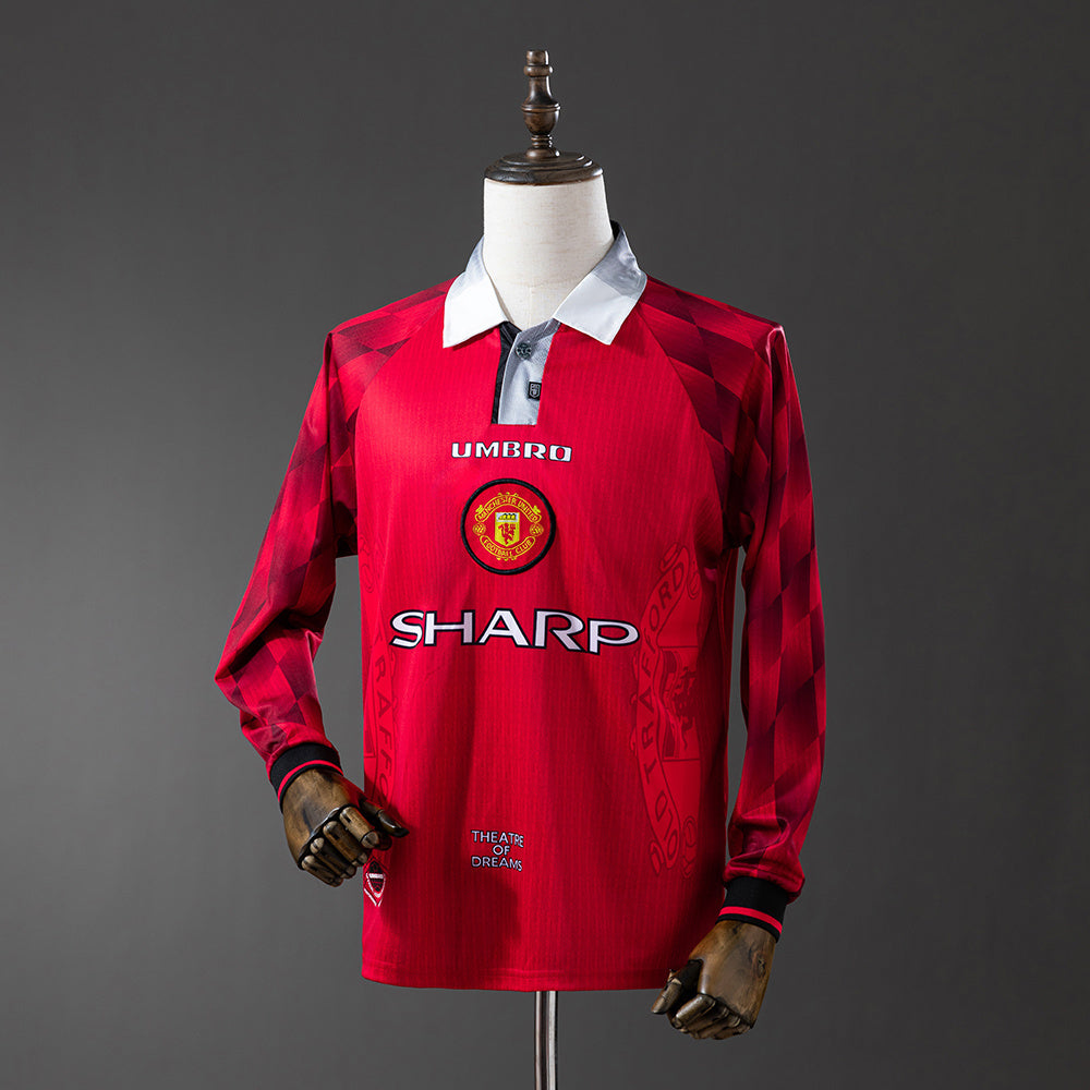 Manchester United Jersey 1996-98 Home Retro Football Kit product image 1