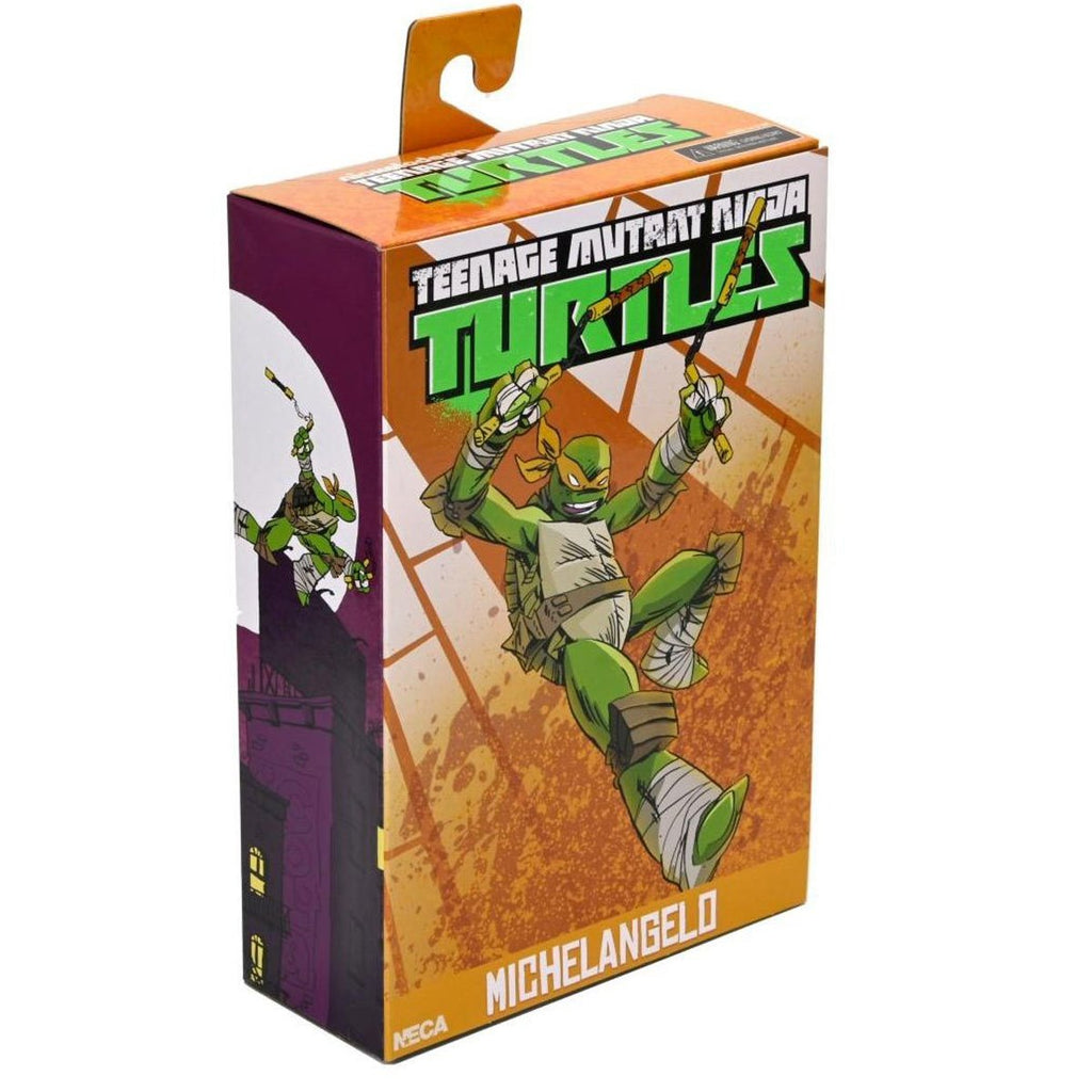 Michelangelo 2012 Cartoon (TMNT Ninja Turtles, NECA) SEALED product image 2, provided for visual reference and product