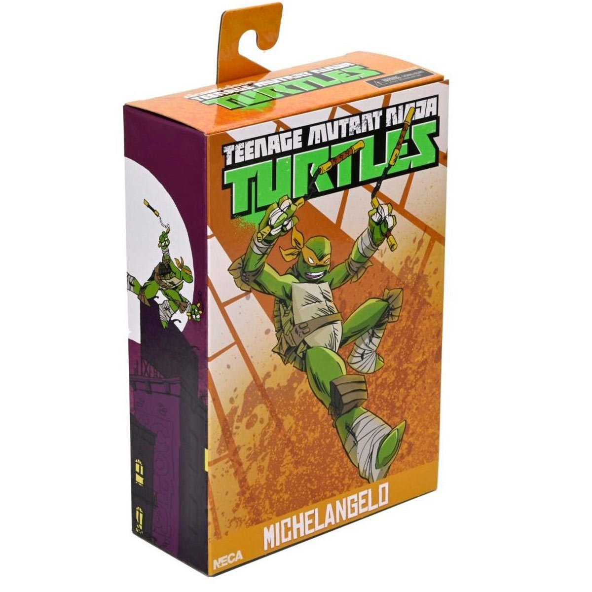 Michelangelo 2012 Cartoon (TMNT Ninja Turtles, NECA) SEALED product image 2, provided for visual reference and product