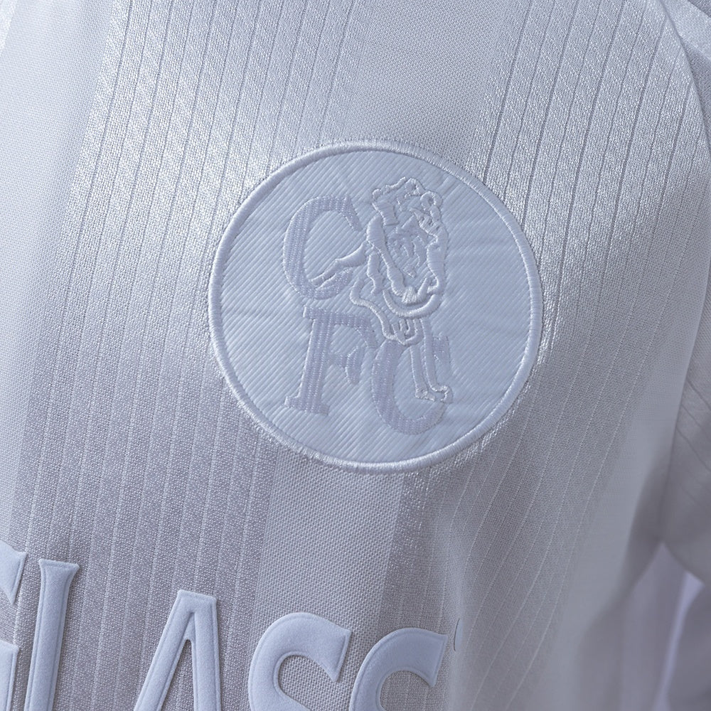 Chelsea White Jersey 1998-00 Retro Football Kit Soccer Shirt product image 4