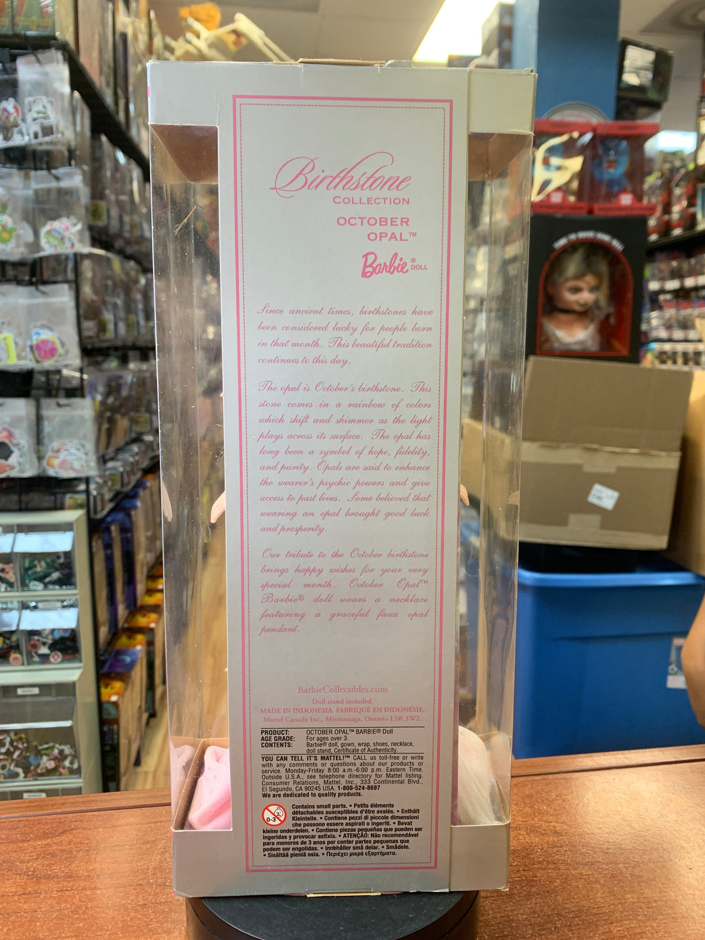 October Opal B2395 (Vintage Barbie, Mattel) **SEALED** product image 3, provided for visual reference and product detail
