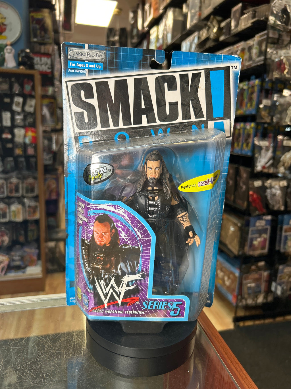 Undertaker -Titan Tron Smackdown- (Vintage WWE, Jakks) **SEALED** product image 1, provided for visual reference and product