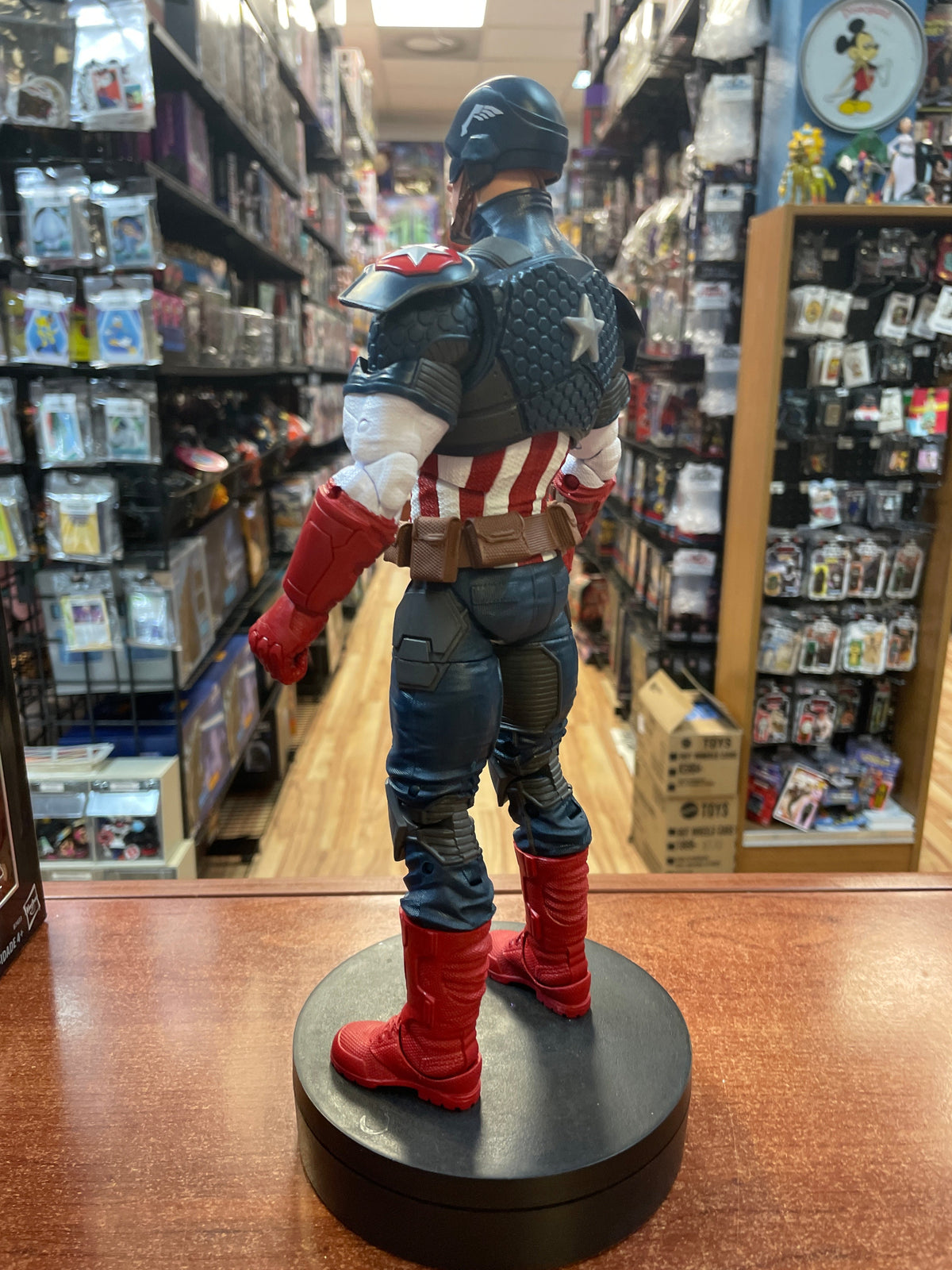 Captain America -Deluxe 12"- (Marvel Legends, Hasbro) **COMPLETE** product image 5, provided for visual reference and