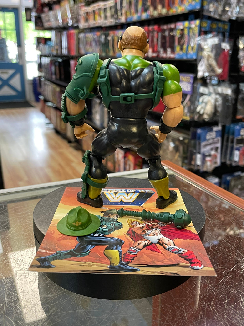 Sgt Slaughter as Man at Arms (WWE MOTU, Mattel) **COMPLETE** product image 4, provided for visual reference and product