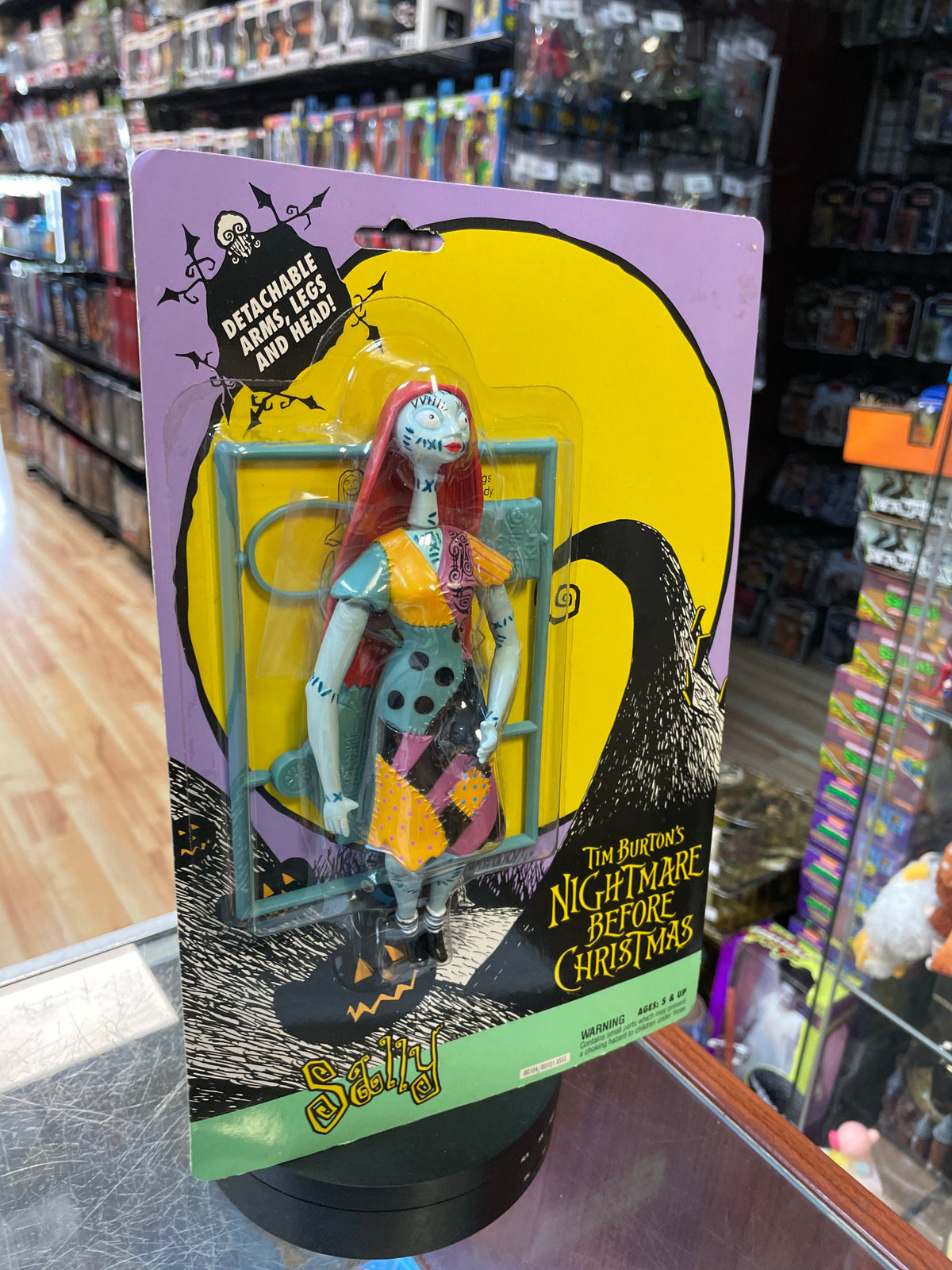 Sally with Detachable Limbs (Vintage Nightmare Before Christmas, Hasbro) **SEALED** product image 3, provided for visual