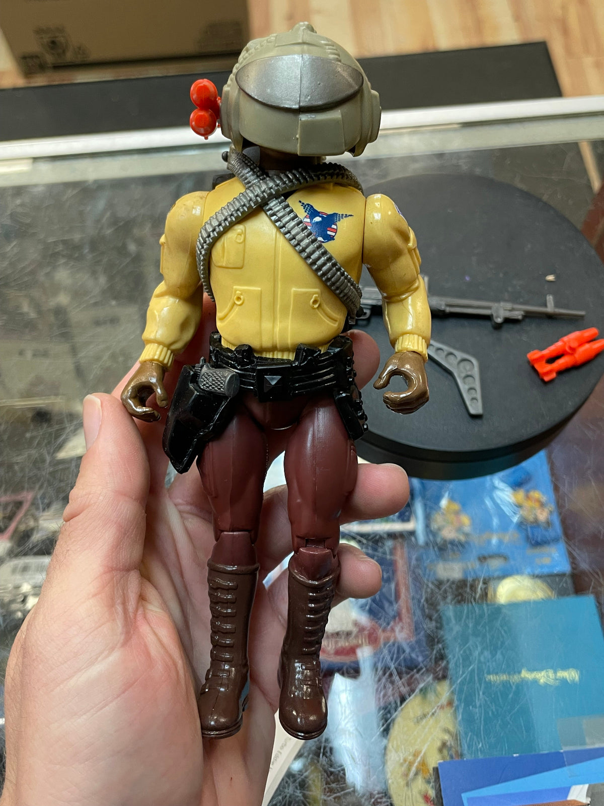 Turbo Eddie Hayes (Vintage Rambo, Coleco) **COMPLETE** product image 11, provided for visual reference and product detail