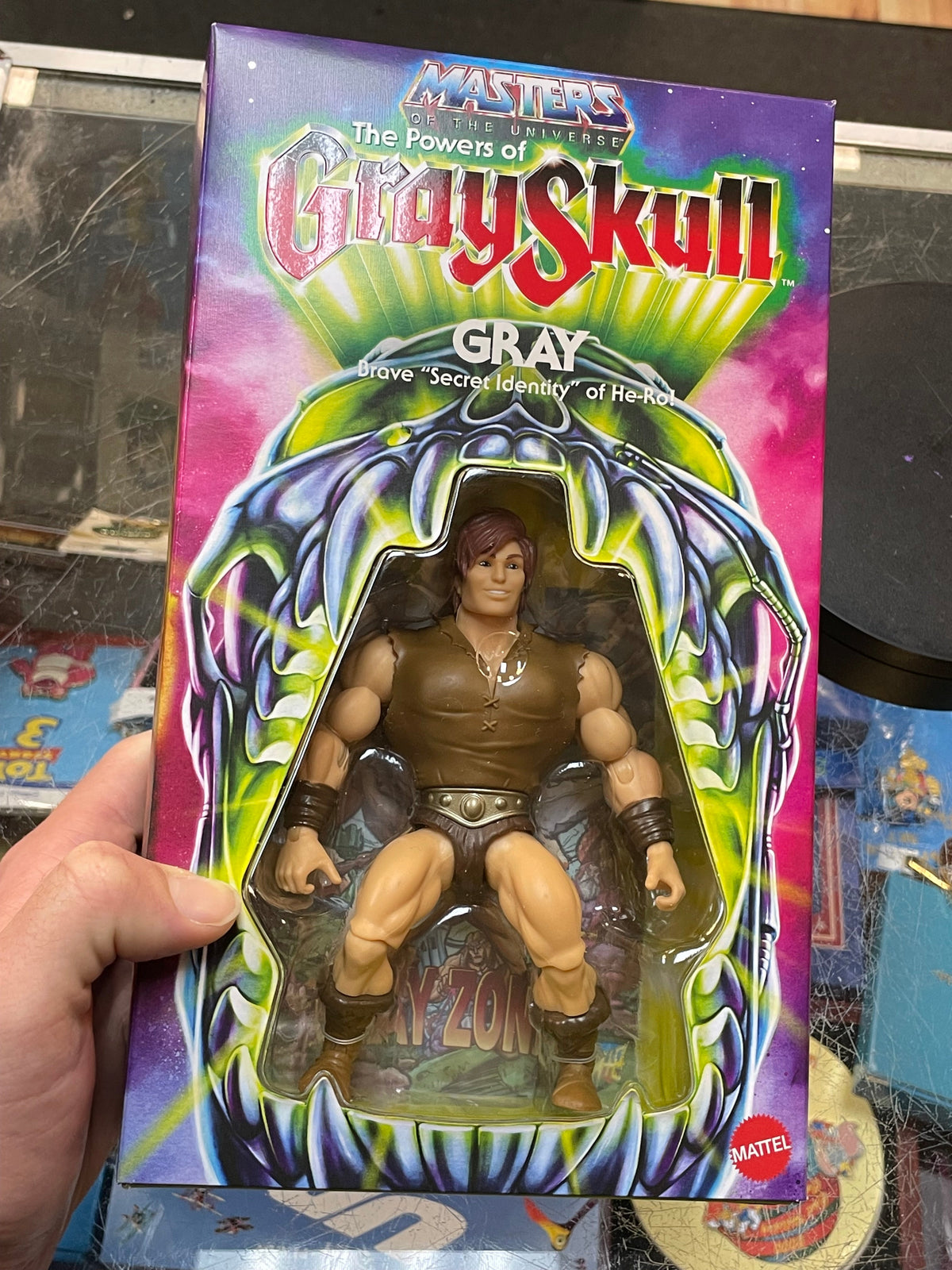 Gray (MOTU Origins, Mattel) **SEALED** product image 5, provided for visual reference and product detail review