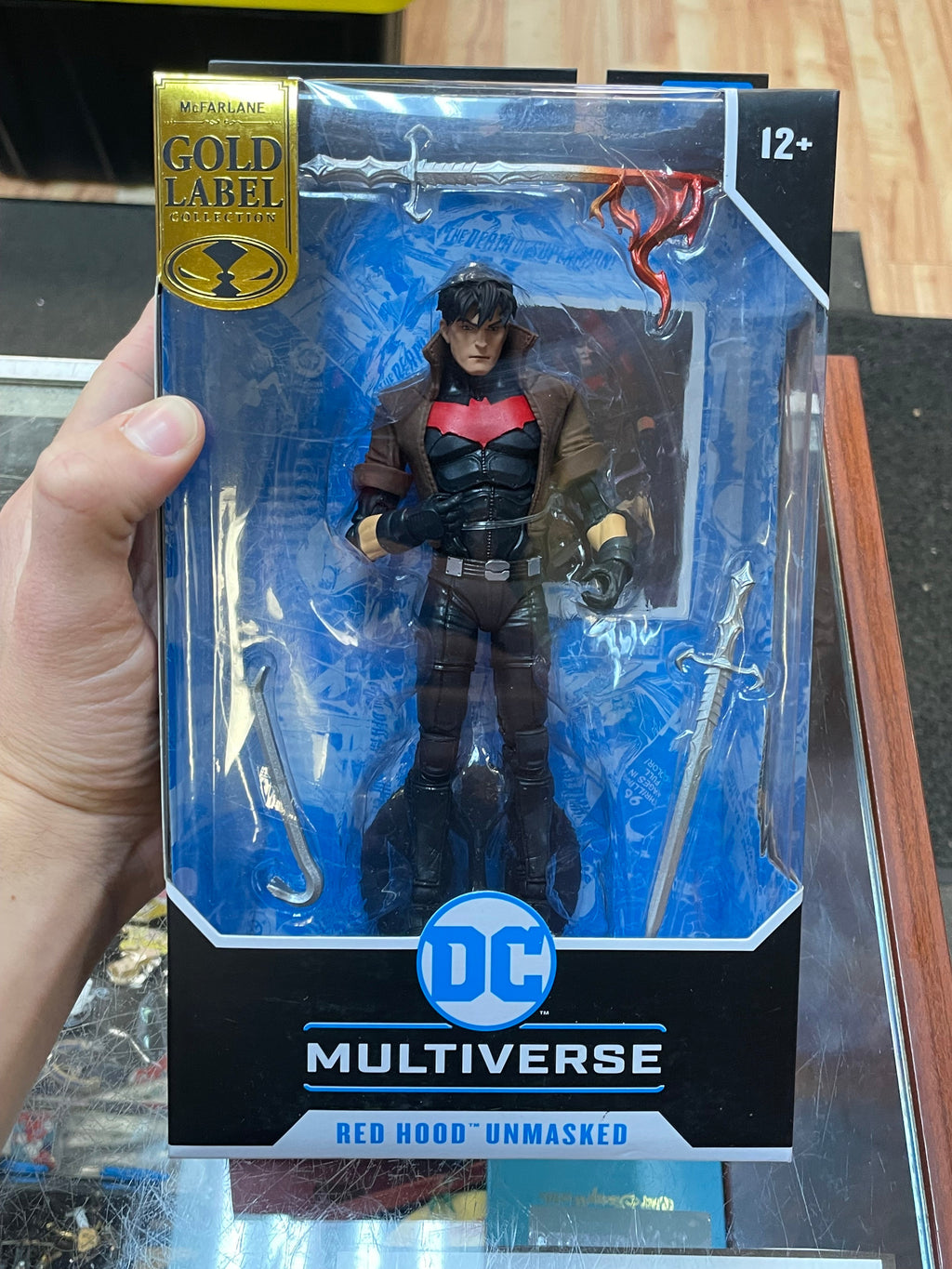 Red Hood Unmasked (DC Multiverse McFarlane Toys, DC New 52) SEALED product image 3, provided for visual reference and