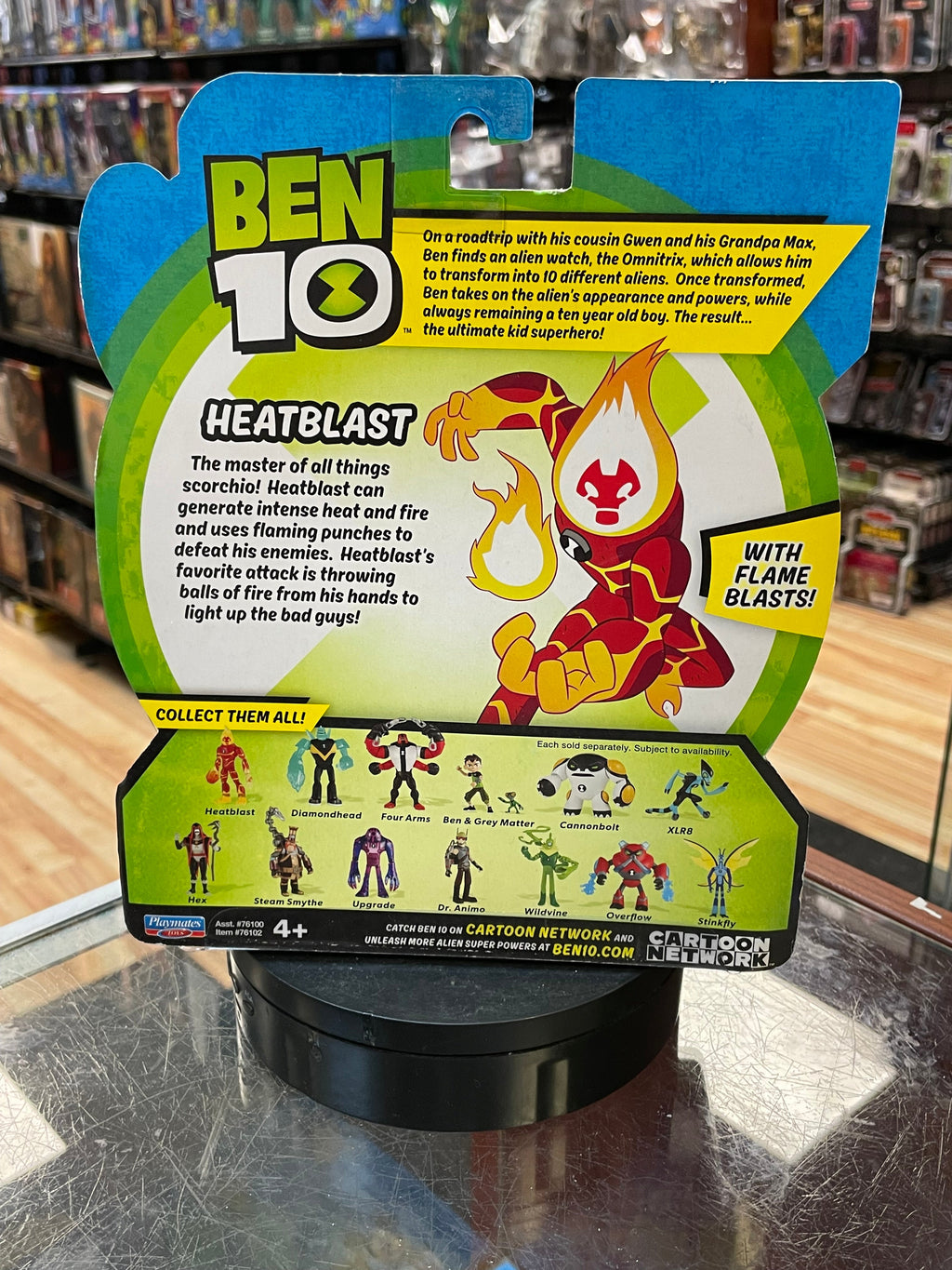 Heatblast (Ben 10, Playmates) NEW product image 2, provided for visual reference and product detail review