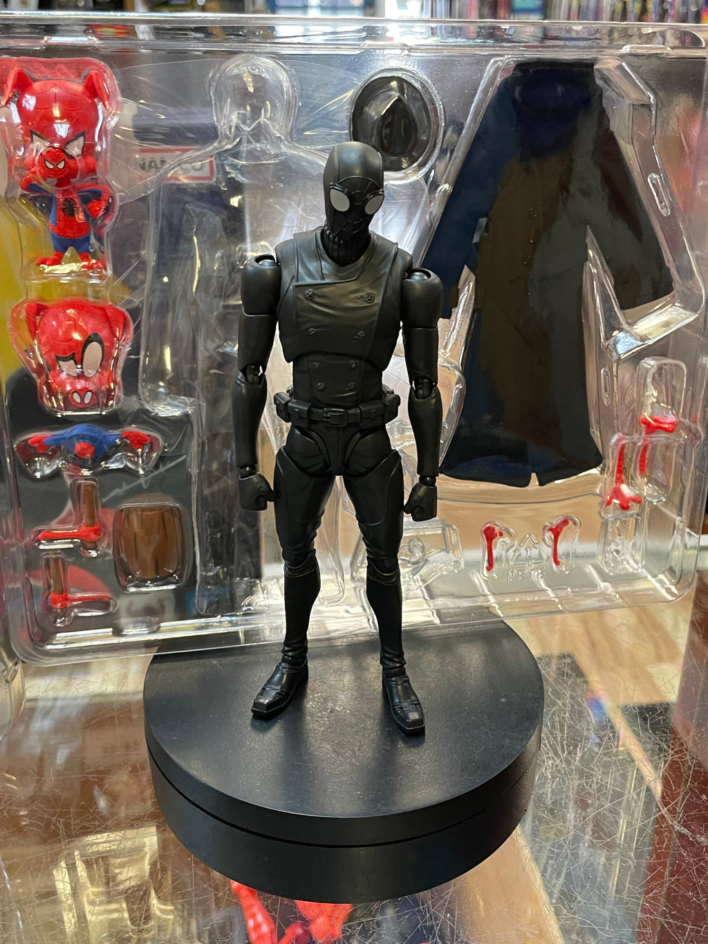 Spider Noir & Spider-Ham (SH Figuarts Bandai, Across the Spider-Verse) *COMPLETE* product image 2, provided for visual