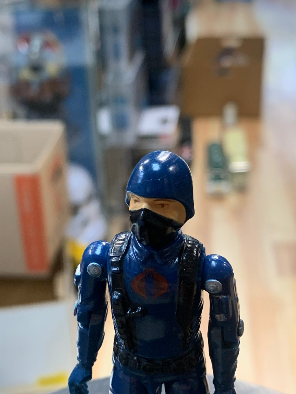 Cobra Enemy Straight Arm with Grey Riffle 9968(Vintage GI Joe, Hasbro) product image 6, provided for visual reference and
