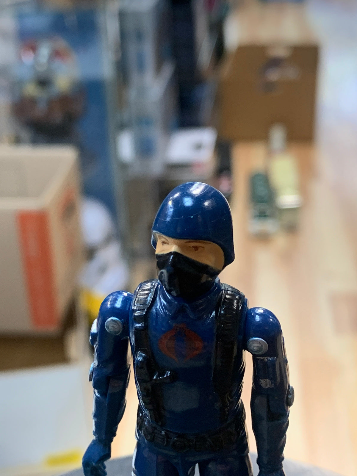 Cobra Enemy Straight Arm with Grey Riffle 9968(Vintage GI Joe, Hasbro) product image 6, provided for visual reference and