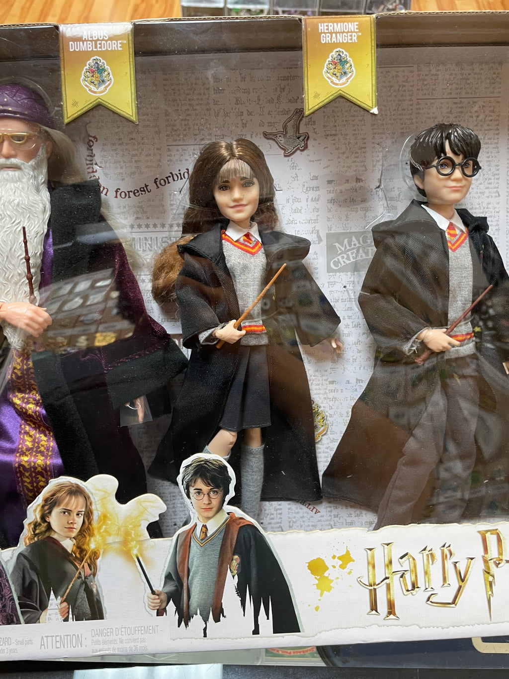 Ron/Hermione/Dumbledore/McGonagall 5 Pack Doll (Harry Potter, Mattel) **SEALED** product image 7, provided for visual