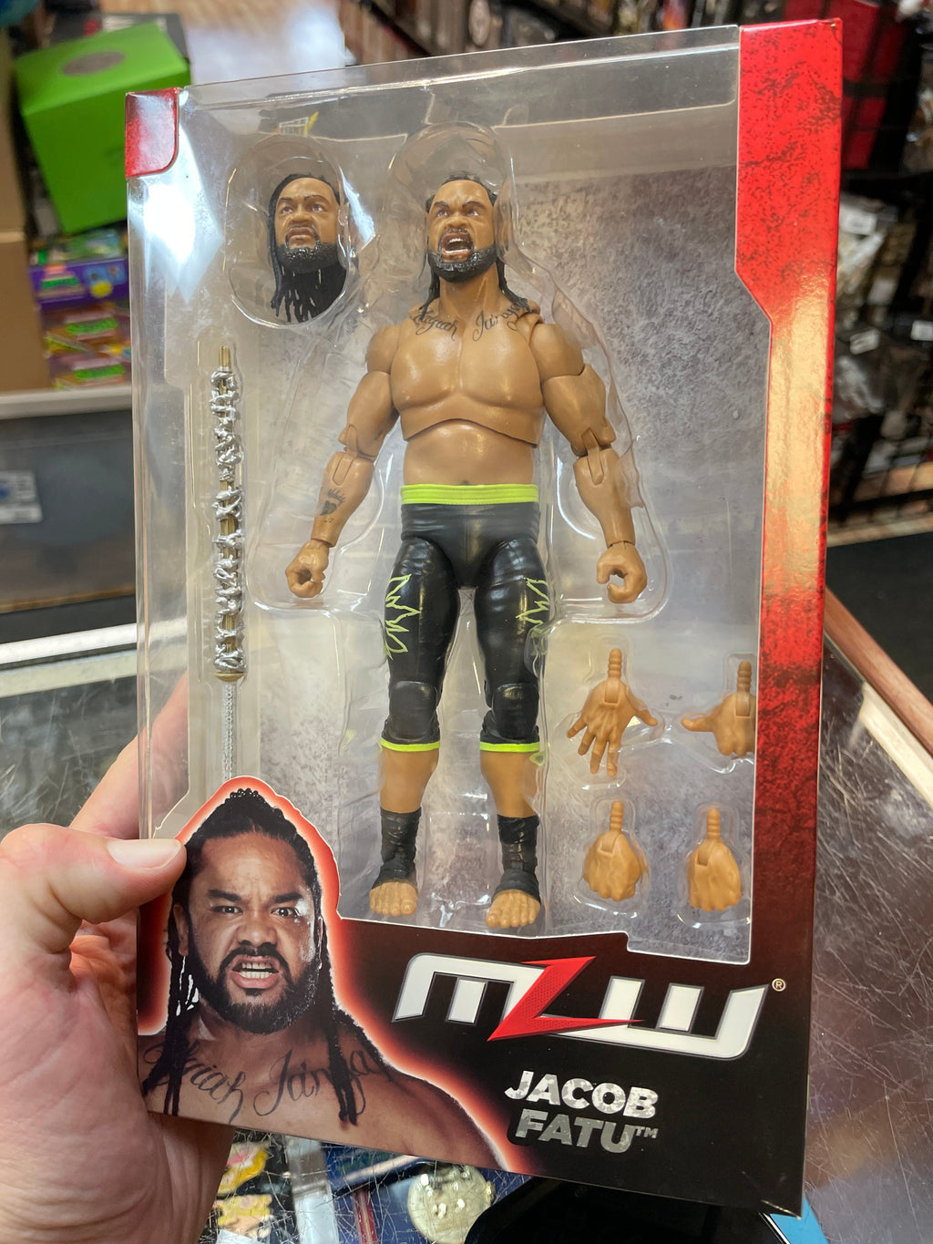 Jacob Fatu MLW (WWE, Boss Fight Studio) **Complete** product image 8, provided for visual reference and product detail review